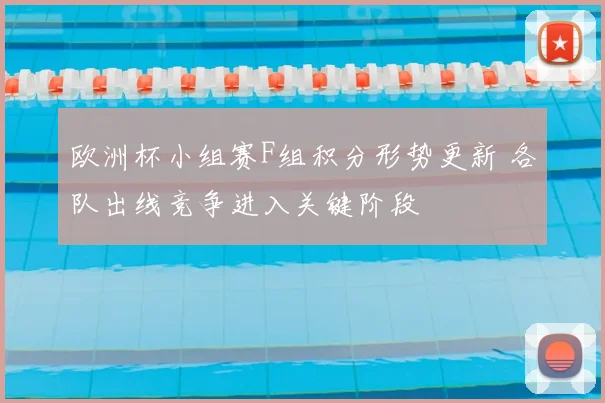 欧洲杯小组赛F组积分形势更新 各队出线竞争进入关键阶段